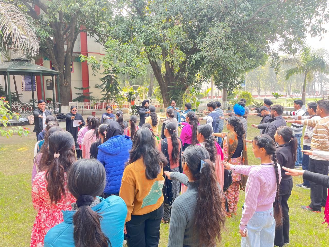 Students took road safety oath